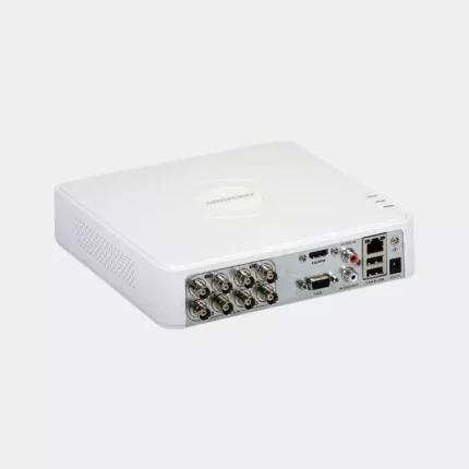 جهاز DVR من هيكفيجن بدقة 2 ميجابكسل يدعم 8 كاميرات، يوفر تسجيلًا موثوقًا وجودة عرض واضحة، متوافق مع تقنيات تصوير متعددة، ويتيح المراقبة عن بُعد عبر التطبيق.