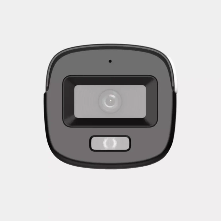 كاميرا مراقبة هيكفيجن DS-2CE10DF0T-PF بدقة 2 ميجابكسل، تقنية ColorVu، عدسة 3.6 ملم، إضاءة بيضاء حتى 20 مترًا، مقاومة للماء والغبار بتصنيف IP67.