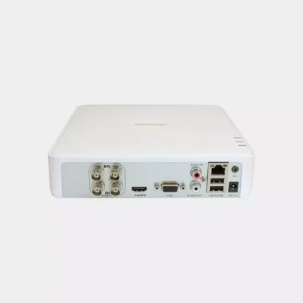 جهاز DVR من هيكفيجن موديل DS-704HGHI-M1، يدعم 4 قنوات تسجيل بدقة 2 ميجابكسل، مزود بواجهات HDMI/VGA ودعم تقنيات HDTVI وIP.