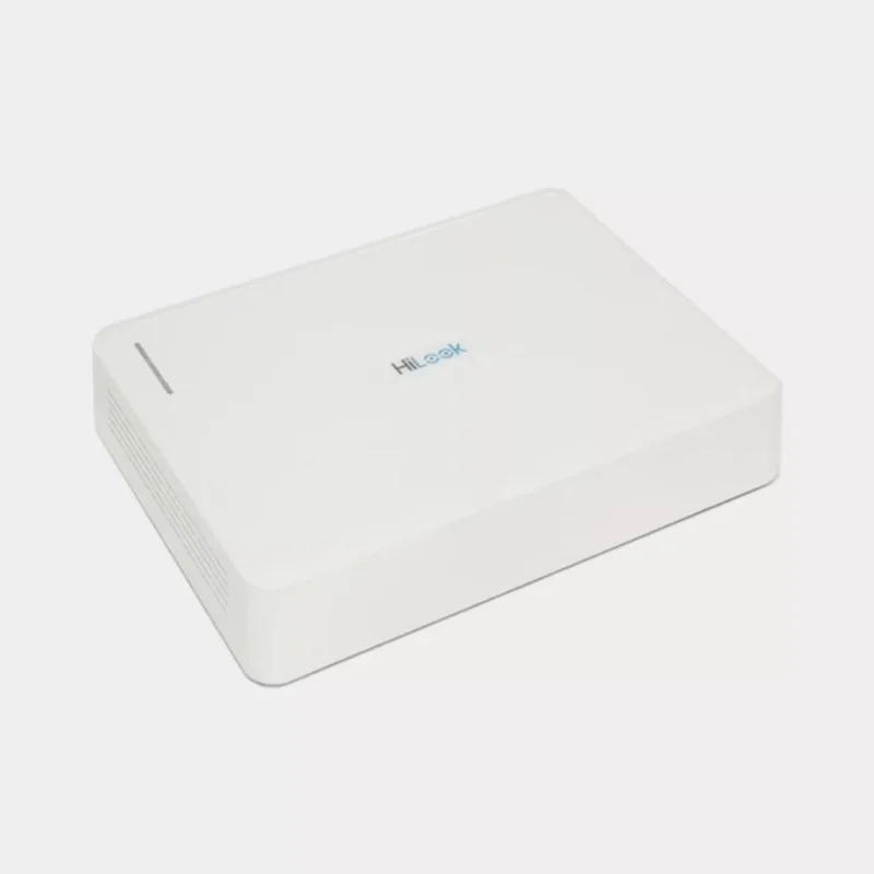 HiLook DVR‑104G‑M1 – جهاز DVR أبيض 4 قنوات صغير الحجم.