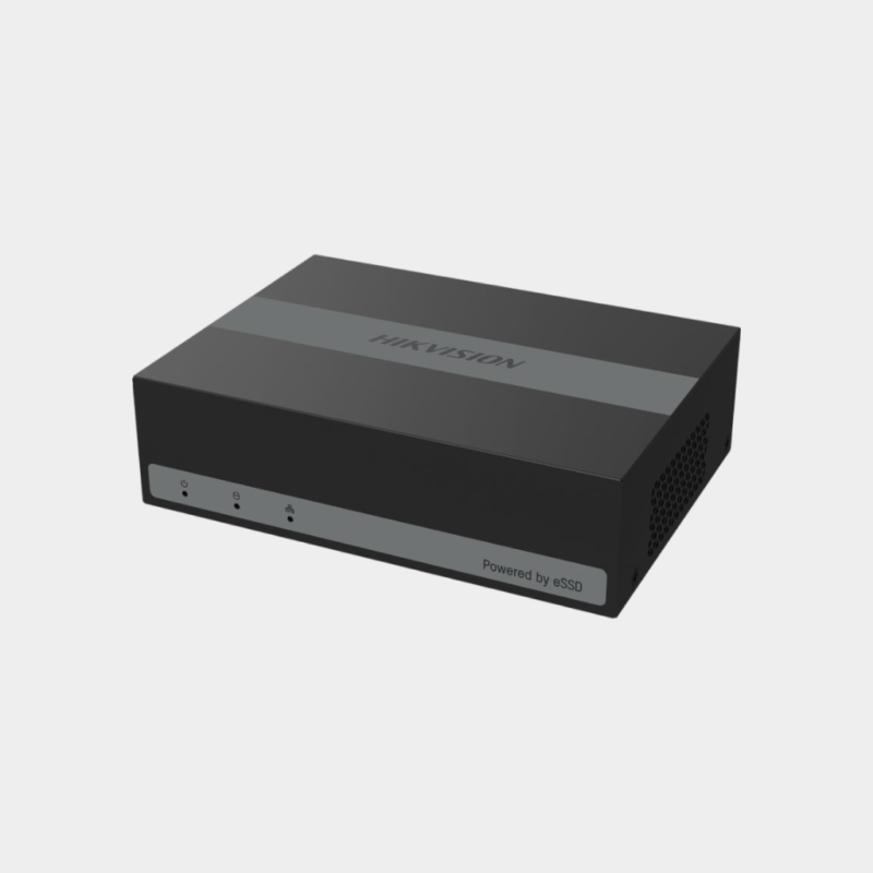 DVR هيك فيجن 8 قنوات رباعي القنوات بتقنية eDVR وهارد SSD مدمج.