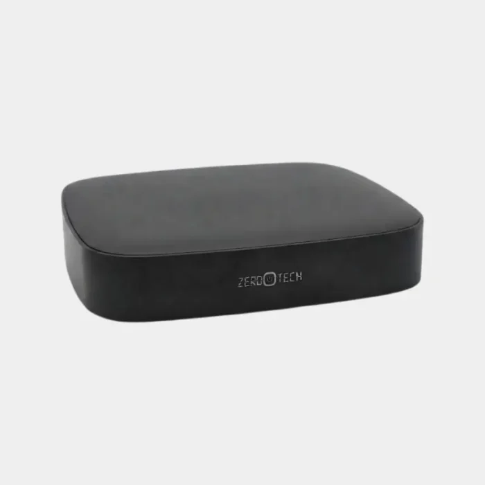 الواجهة الأمامية لـ DVR زيرو تك 4 مخرج، جهاز تسجيل ذكي يدعم الكاميرات بدقة 1080p.