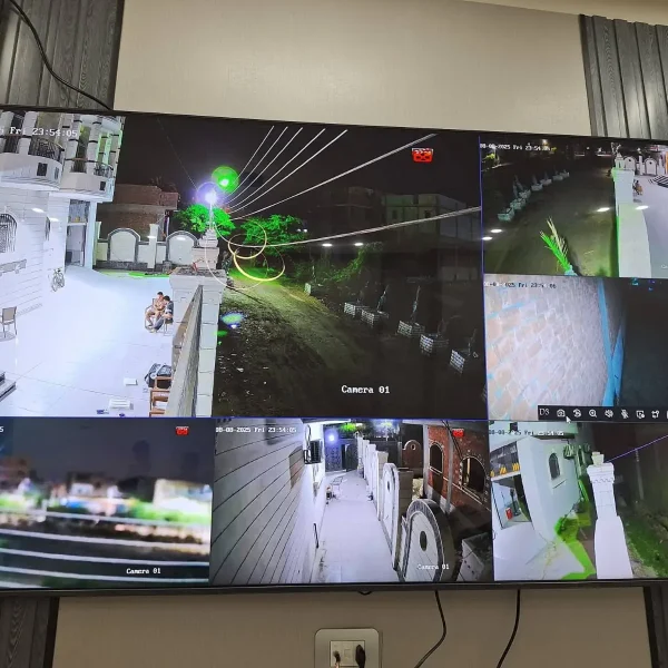 عرض مباشر لأنظمة مراقبة تدعم خاصية التصوير الليلي الملون ColorVu - شركة الرؤية الذكية